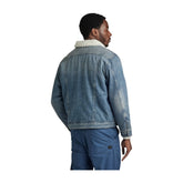 G Star Utility Flap Pocket Sherpa Jacket - Med Blue